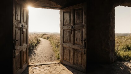 Open Doorway to a New Path and Bright Future.