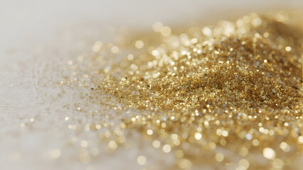 Glitter, Sparkle, Gold, Texture, Festive, Party, Decoration, Design, Craft, Material