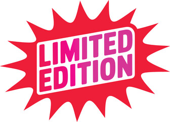 Limited Edition Starburst Badge for Special Offers