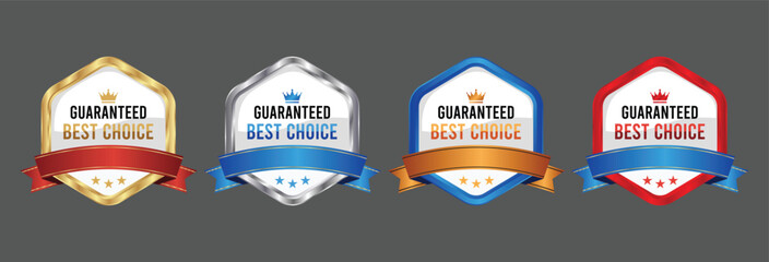 Guaranteed Best Choice Badge Vector