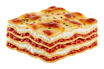 Delicious lasagna layers culinary creation home kitchen view