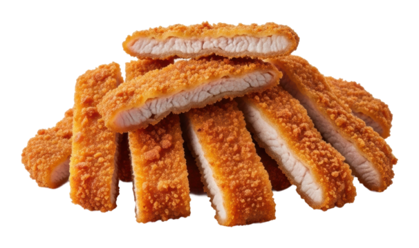 Delicious chicken strips kitchen food home