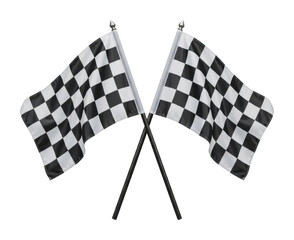 Fototapeta premium Racing event start flags trackside sports
