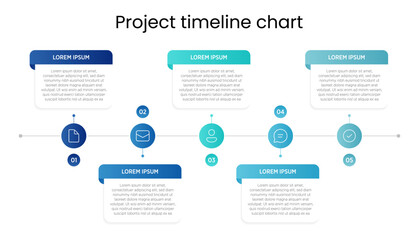 Simple vector infographic with a clean, linear layout. Shows steps in a process, perfect for business workflows, timelines, or instructions. Fully editable and easy to customize for presentations