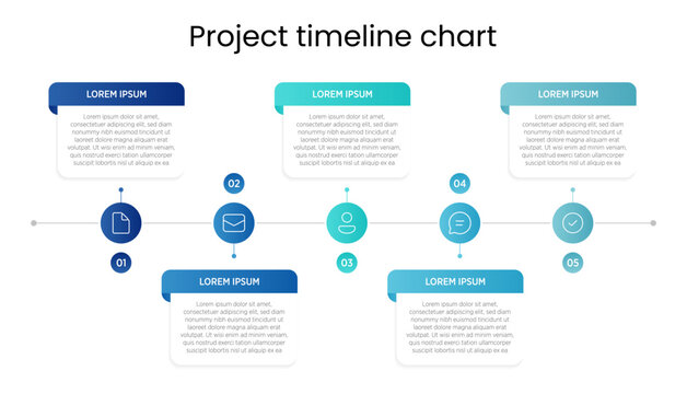 Simple vector infographic with a clean, linear layout. Shows steps in a process, perfect for business workflows, timelines, or instructions. Fully editable and easy to customize for presentations