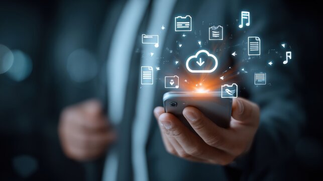 Cloud Computing Data Transfer on Mobile Phone