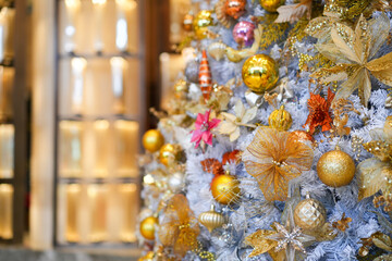 Christmas Tree decoration for festival celebration