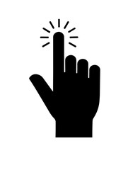 Obraz premium Engage and interact with a simple touch symbol for your website or app interface to enhance user experience and intuitive navigation design