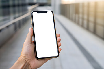 mobile phone in hand