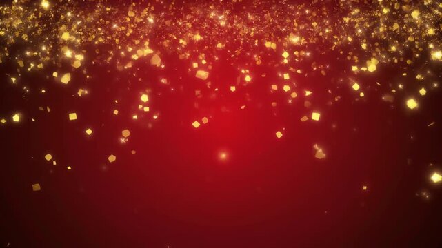 Golden-red gradient background with glowing sparkles, perfect for festive celebrations, luxury events, and holiday visuals.