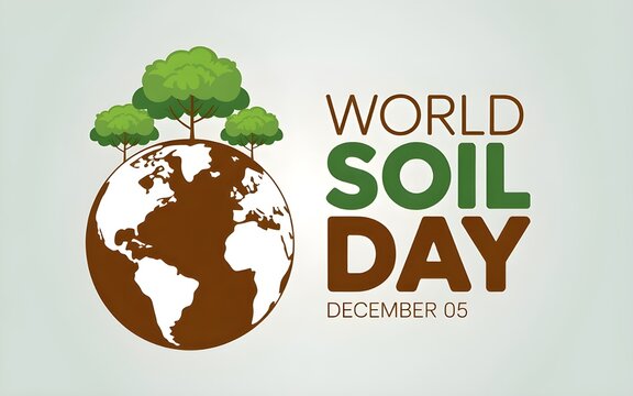 World Soil Day (WSD) is held annually on 5 December as a means to focus attention on the importance of healthy soil and to advocate for the sustainable management of soil resources. Vector design. 