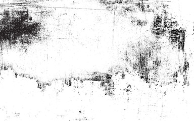 Grunge black and white texture. Abstract monochrome  background pattern scratches, stains, scuffs. Vintage old surface