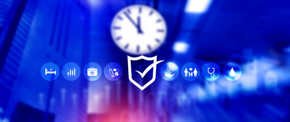 Health Insurance and medical care concept, medical care, health insurance, medication, healthcare services, protection, insurance coverage financial concept.