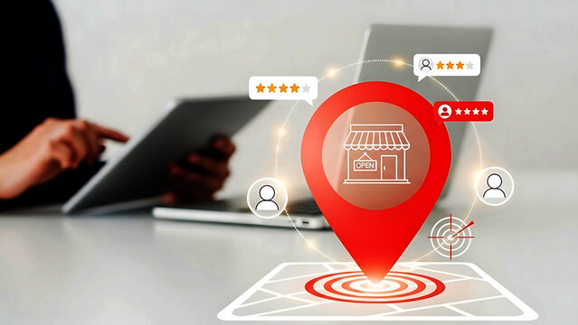 Optimizing local business presence with customer reviews and online mapping technology for digital marketing strategy and brand visibility