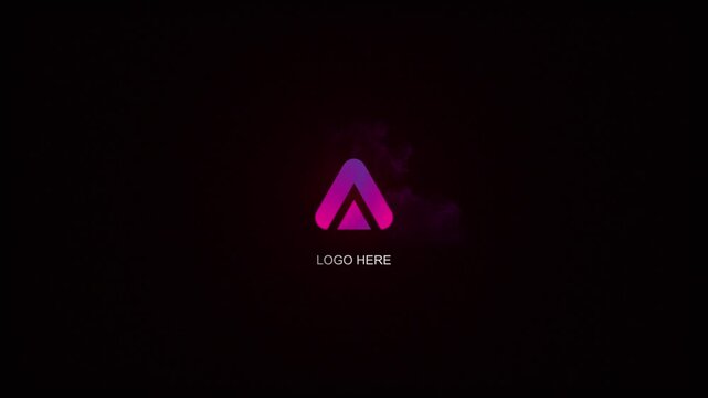 Elegant pink and blue color combined clean glass reflected 3d logo reveal, perfect for your digital business promotion, 4k, high fps, 3d render
