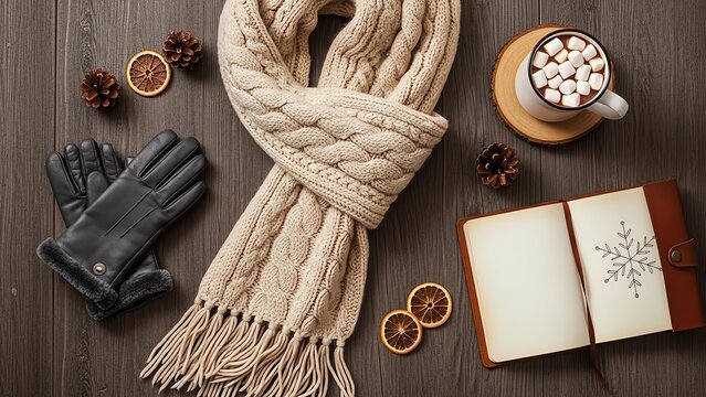 Warm Knitted Comforts for a Cozy Winter Afternoon