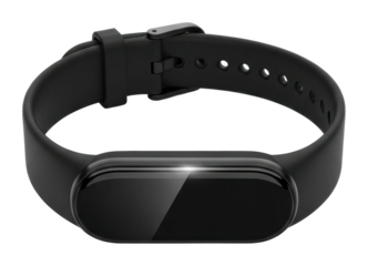 Tracking fitness progress smart wearable device home product modern isolated on transparent background