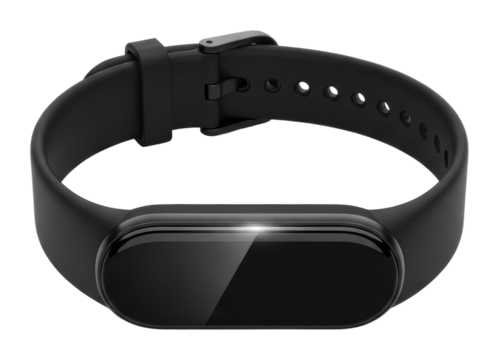 Tracking fitness progress smart wearable device home product modern isolated on transparent background