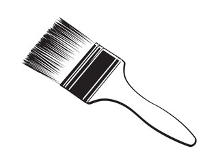 Minimalist paint spray can 2D vector line art for graphic design and digital artwork