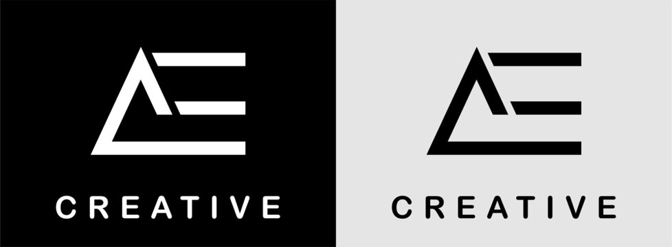 Modern EA Lettermark Logo Design
