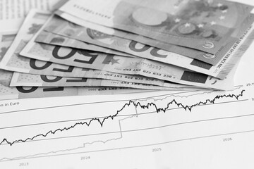 Gewinn und Verlust an der Börse und am Aktienmarkt
