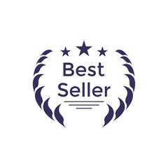 Best Seller Award Badge  Elegant Vector Design