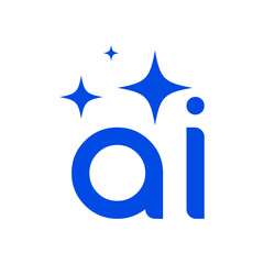 Digital Artificial Intelligence Icon  Clean Modern Design