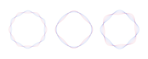 Abstract Wavy Lines  Modern Geometric Design Background