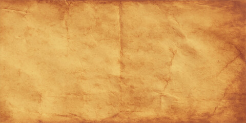 Aged brown parchment texture with a vintage stained and grungy surface design