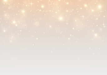 Glistering particles and sparkling effects on a transparent festive background.