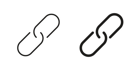 Affiliate link icon. Outline, Glyph and Filled Outline Style