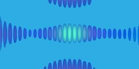 Abstract blue wave illustration, liquid splash vector concept for health, design, or medicine