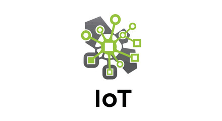 Internet of Things IoT network connectivity concept digital technology icon graphic design