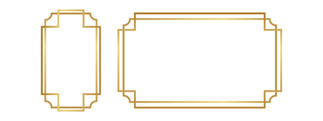 golden frame for your text