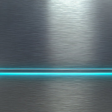 Brushed Metal Texture with Neon Rim Glow