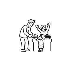 Celebrity Charity Line Art Scene