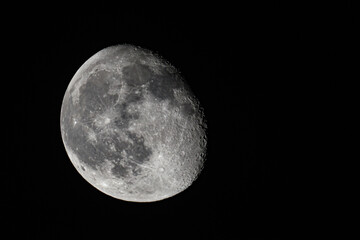 moon in the night sky