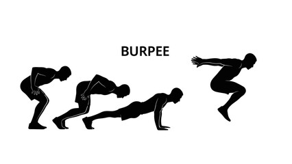 Burpee Exercise Steps
