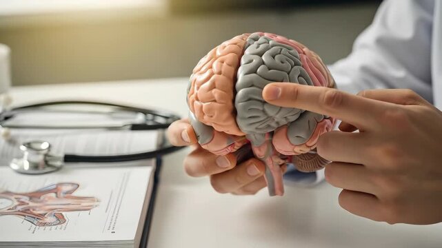 Handson brain anatomy exploration: human brain model interaction for educational purposes