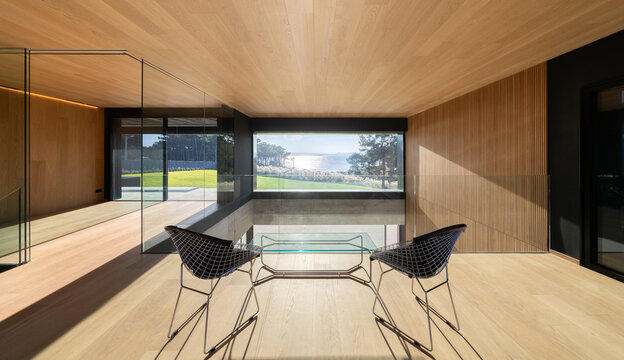 Cantabria's modern minimalist living space by the sea