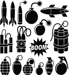 Set of food and kitchen icons vector illustration