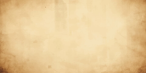 Aged vintage parchment paper texture with a stained, brown, and grungy antique background sheet design