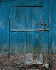 old wooden door