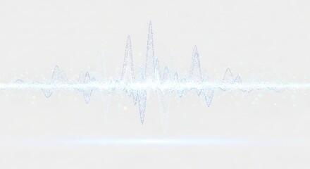 Digital sound wave equalizer visualization for audio analysis and broadcasting