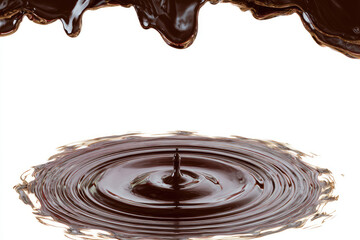 Puddle of oil slick spill clipart. Brown stain, plash, drop