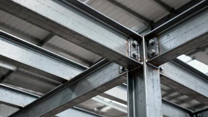 Steel Cchannel framing captured in a medium shot highlights structural integrity and adaptability in building frameworks.