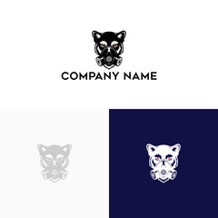 Cyberpunk Wolf Logo Design A Futuristic and Protective Emblem for Your Brand's Identity