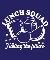 Lunch Squad School Lunch Vector Healthy Food Kids Meal Illustration