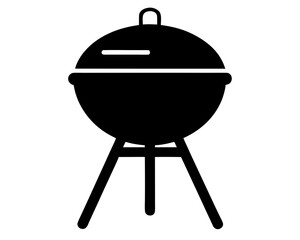 barbecue grill silhouette vector,barbecue grill  icon