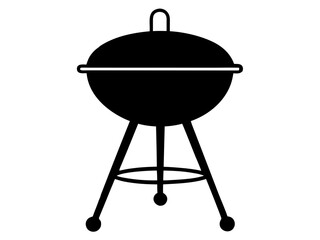 barbecue grill silhouette vector,barbecue grill  icon
